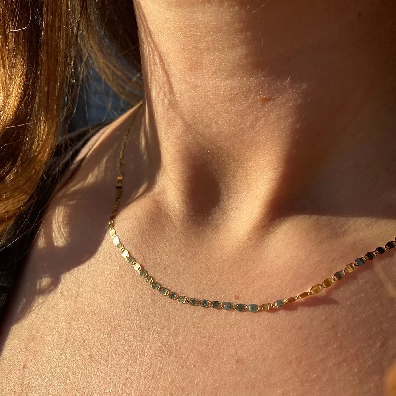 custom engraved infinity necklace VALENTINA LAYERING CHAIN