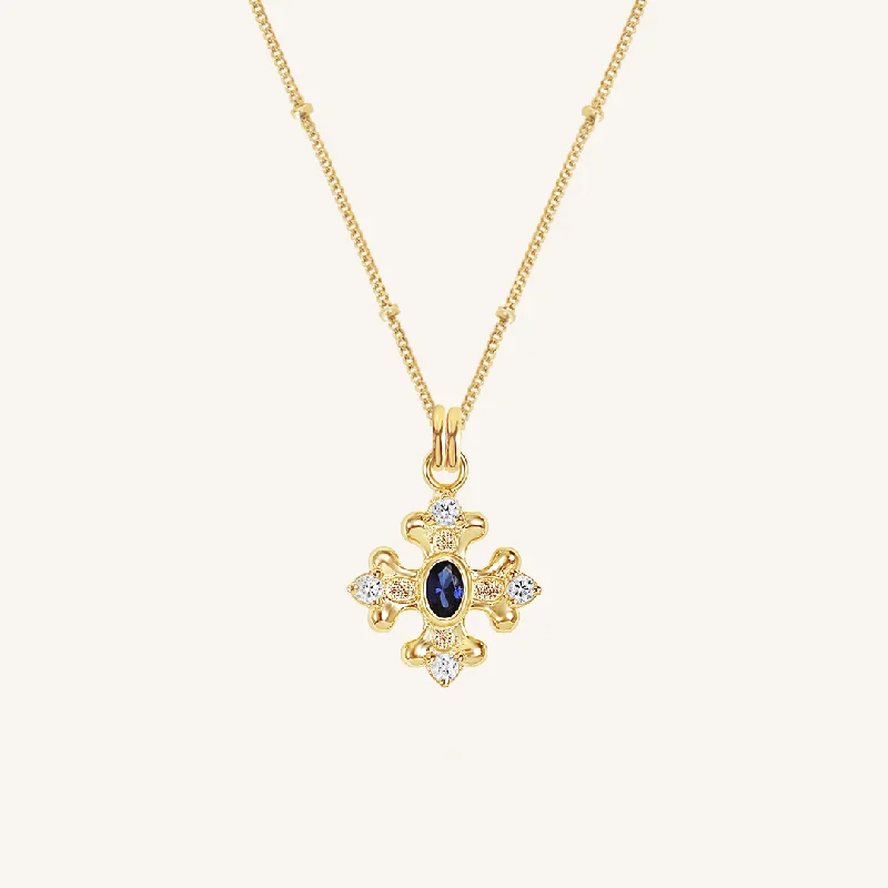 personalized name ring Versailles Charm Necklace