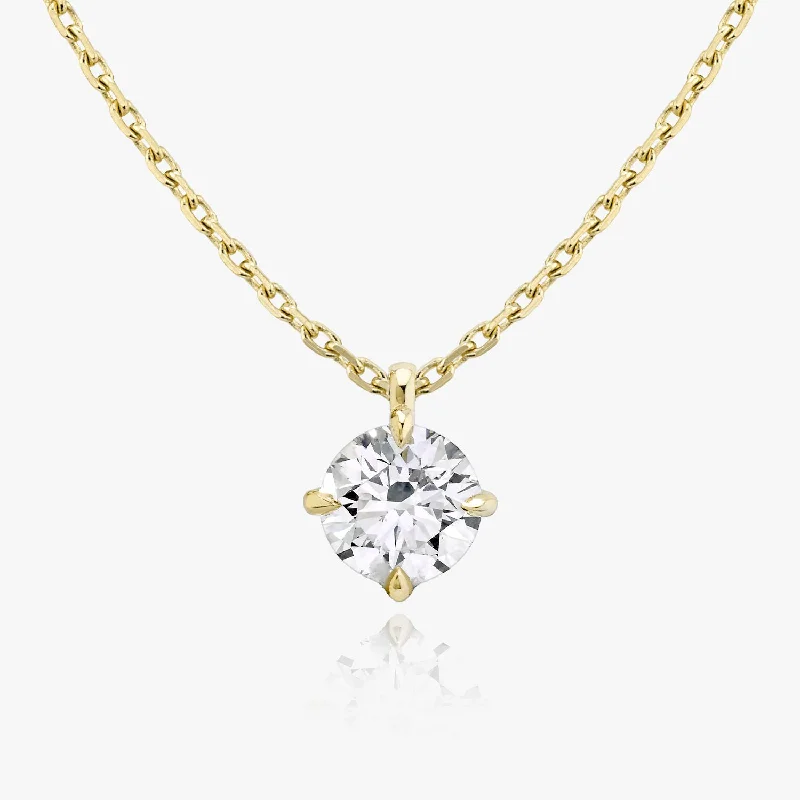 custom engraved wedding band Solitaire Hanging Round Brilliant 14K Gold Necklace w. Lab-Grown Diamond custom engraved wedding band Solitaire Hanging Round Brilliant 14K Gold Necklace w. Lab-Grown Diamond