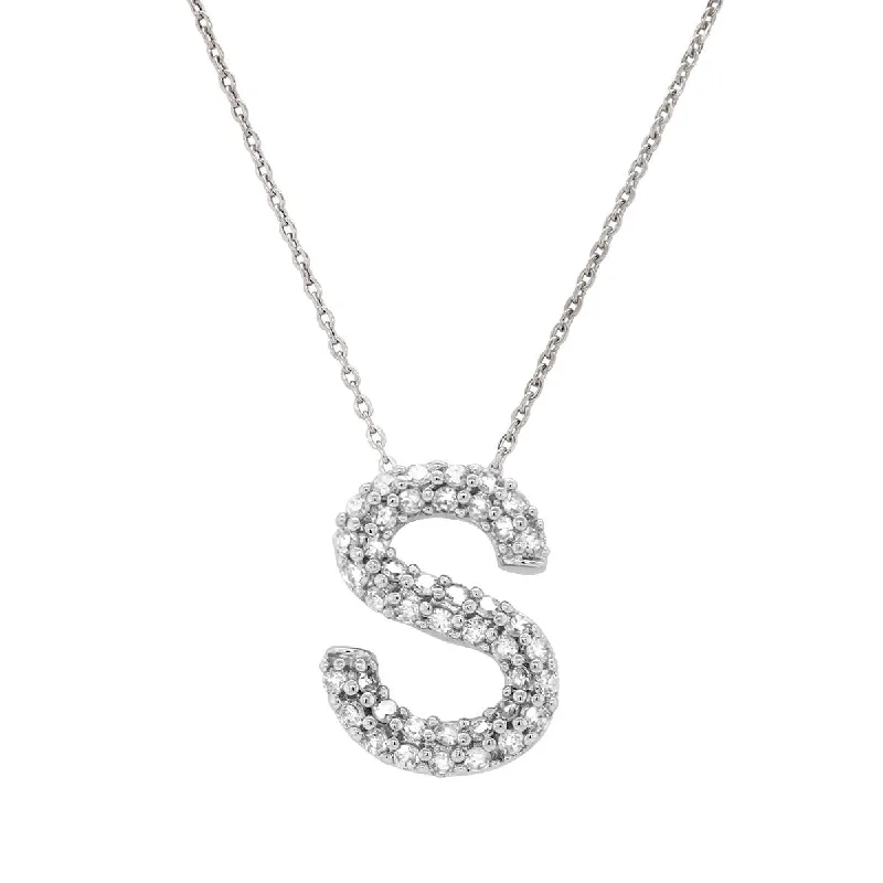 men’s woven leather bracelet WHITE GOLD S INITIAL DIAMOND PENDANT NECKLACE, .15 C TW men’s woven leather bracelet WHITE GOLD S INITIAL DIAMOND PENDANT NECKLACE, .15 C TW