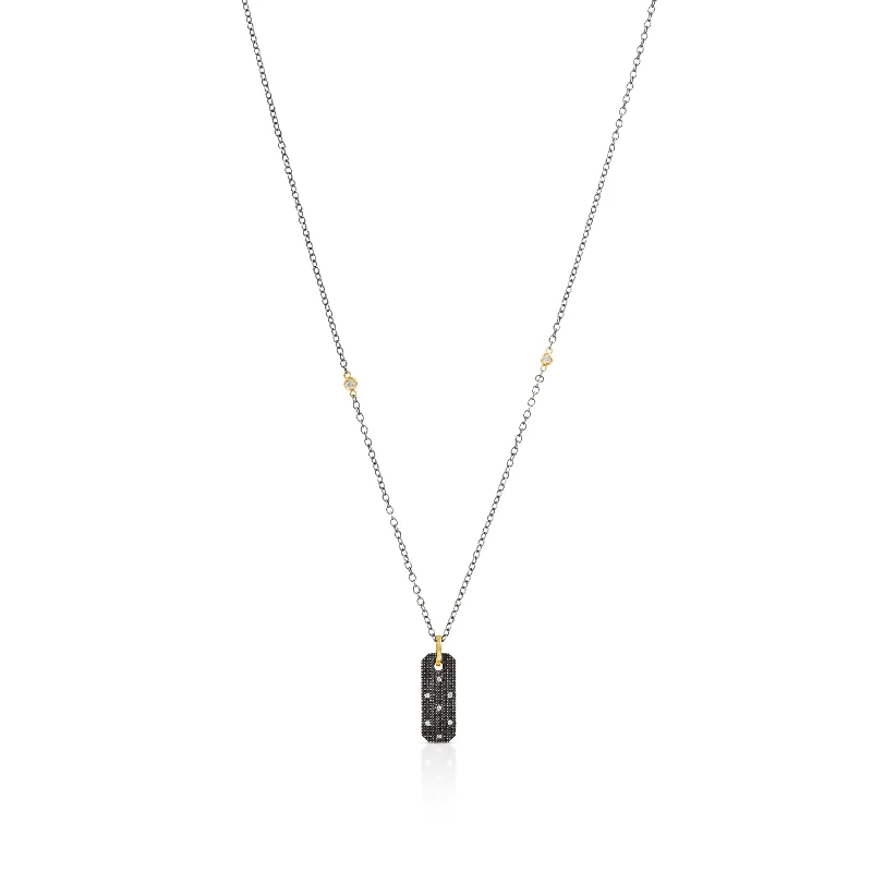 simple crescent moon ring Cyd Bar Pendant