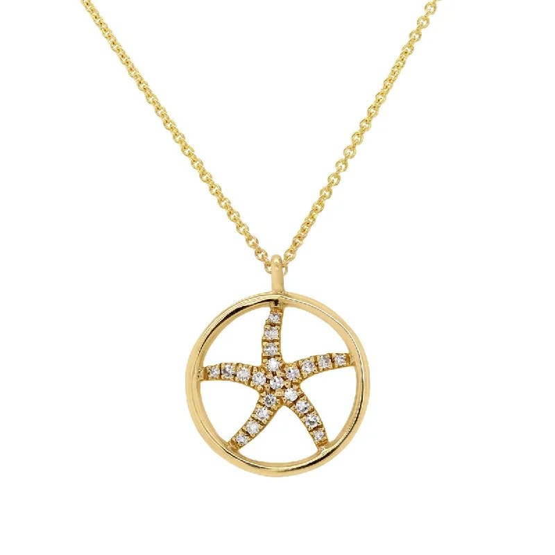 bold statement cuff bracelet YELLOW GOLD DIAMOND STARFISH PENDANT NECKLACE, .06 CT TW bold statement cuff bracelet YELLOW GOLD DIAMOND STARFISH PENDANT NECKLACE, .06 CT TW