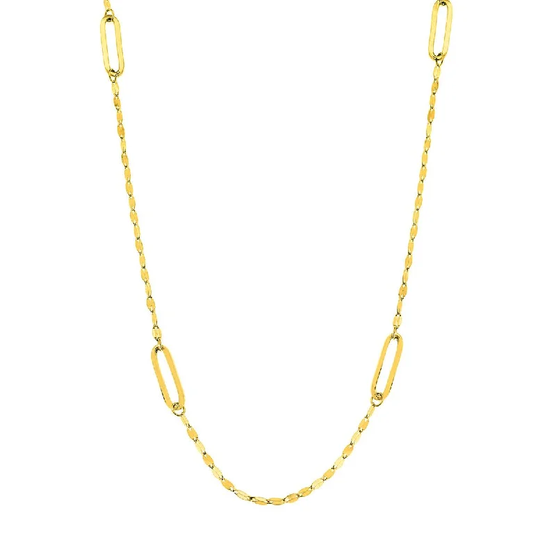 classic gold cuff bracelet YELLOW GOLD LONG LINK HAMMERED CHAIN NECKLACE