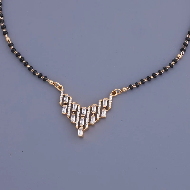 braided gold chain bracelet Zircon Mangalsutra 172981