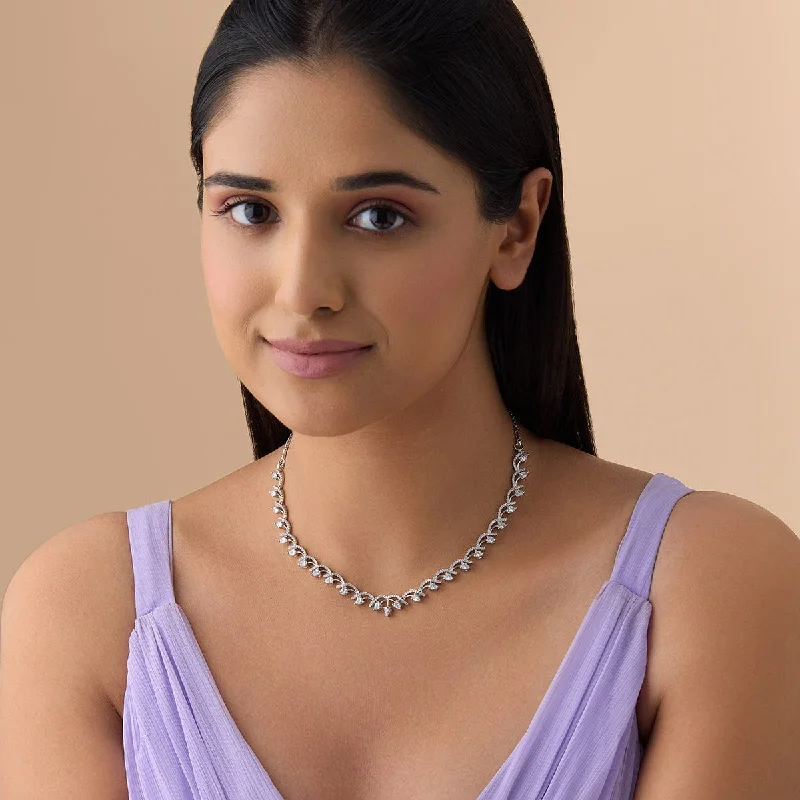 gold opal ring Zircon Necklace 169324
