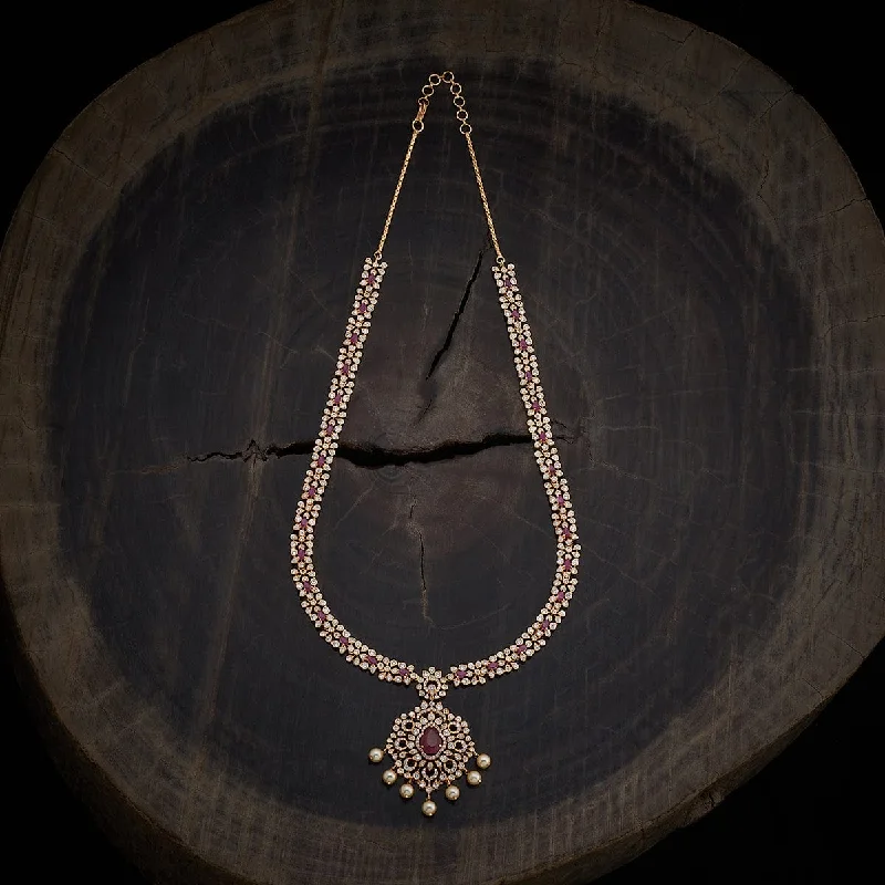 vintage gold engagement ring Zircon Necklace 170183