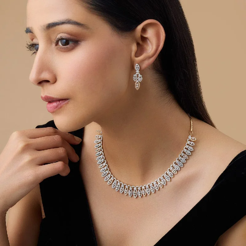 celestial sun and moon pendant Zircon Necklace 172473
