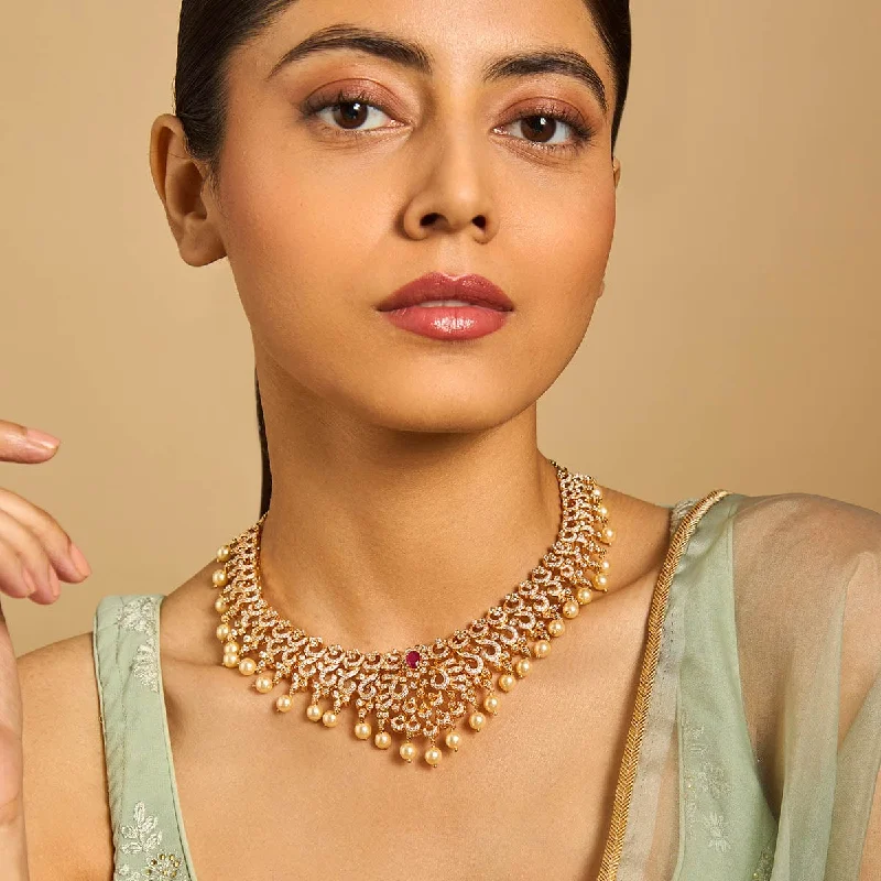 delicate pearl bracelet Zircon Necklace 173228